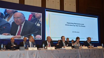 وزير الخارجية يشهد تسلم مصر الرئاسة المشتركة للمنتدى العالمي لمكافحة الإرهاب