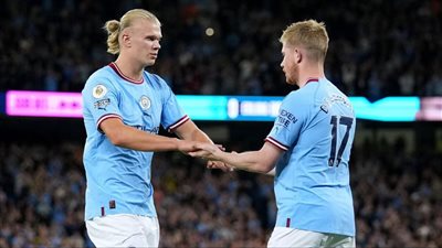 الأفضل في أبريل بالدوري الإنجليزي.. 8 لاعبين بزعامة هالاند ودي بروين