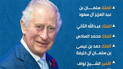 بالتزامن مع تتويج تشارلز الثالث.. أبرز الملوك العرب (انفوجراف)