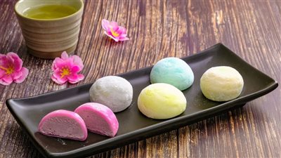 طريقة عمل موتشي الايس كريم الياباني.. تمتعى باكلات العصور القديمة