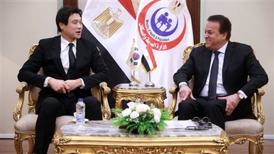 وزير الصحة يستقبل سفير كوريا لدى مصر لتعزيز سبل التعاون بالقطاع الصحي