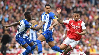 إصابة قوية للنجم البرازيلي في شوط سلبي بين أرسنال وبرايتون بالدوري الإنجليزي