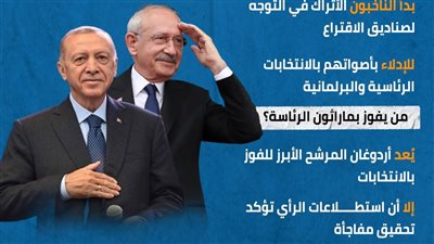 تركيا تختار رئيسها.. أردوغان أم كليجدار أوغلو (انفوجراف)