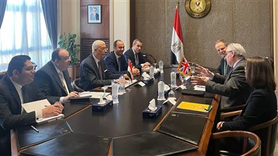 مشاورات مصرية- بريطانية بشأن السودان