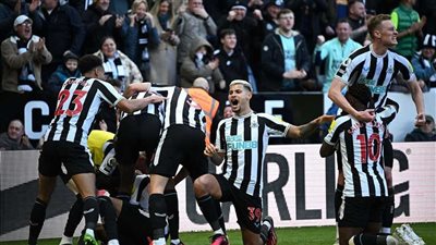 نيوكاسل على مشارف دوري أبطال أوروبا بفوزِ كبير على برايتون