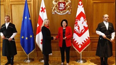 السفيرة سيريناد جميل تقدم أوراق اعتمادها إلى رئيسة جورجيا