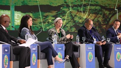 وزيرة البيئة تشارك فى جلسة 