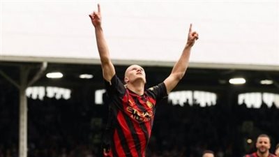 النرويجي ايرلينج هالاند نجم نادي مانشستر سيتي بتصدر قائمة الهدافين بالدوري الإنجليزي الممتاز