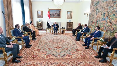 السيسي يستقبل عمار الحكيم رئيس تيار الحكمة العراقي