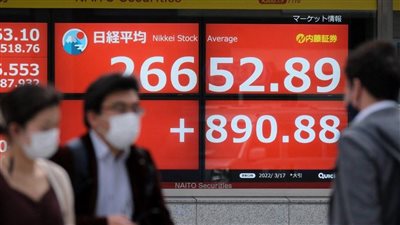  المؤشر نيكي الياباني يغلق على ارتفاع