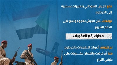 تعزيزات عسكرية ومعارك شرسة.. السودان إلى المربع الأول (إنفوجراف)