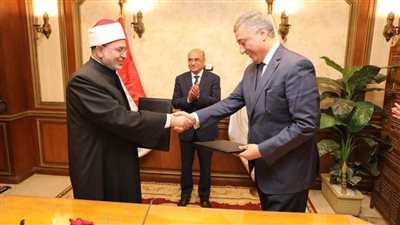 وزير العدل يشهد توقيع بروتوكول تعاون بين وزارة العدل وجامعة الأزهر 