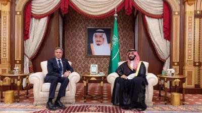 تفاصيل مباحثات ولي العهد السعودي مع وزير الخارجية الأمريكي بالرياض