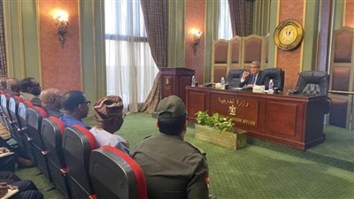 مساعد وزير الخارجية للشئون الأفريقية يستقبل وفد الدارسين بالدورة الاستراتيجية للقيادة النيجيرية NARC