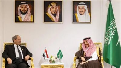 بن فرحان يلتقي وزير الخارجية السوري