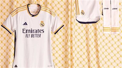مُطعم بخطوط ذهبية.. ريال مدريد يكشف عن قميصه الجديد (صور وفيديو)