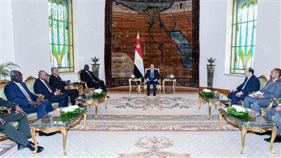الرئيس السيسي يستقبل نائب رئيس مجلس السيادة السوداني مالك عقار