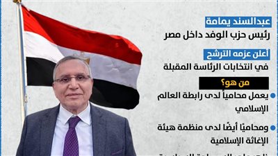 من هو عبدالسند يمامة المرشح في انتخابات رئاسة مصر؟ (انفوجراف)