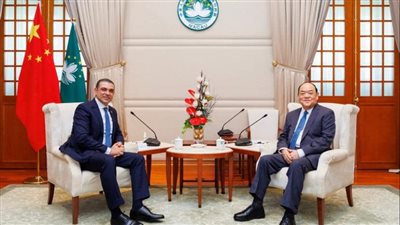 القنصل المصرى العام فى هونج كونج يلتقي بالرئيس التنفيذى لمكاو