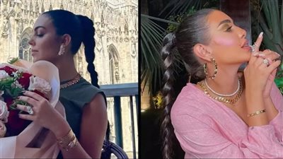  ياسمين صبري تخرج عن صمتها بشأن تقليد جورجينا رودريغيز شريكة رونالدو Cristiano ronaldo