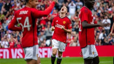 بهدف تأخر لأكثر من عام.. مانشستر يونايتد يفوز على ليون الفرنسي وديًا