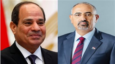 نائب رئيس مجلس القيادة الرئاسي في اليمن يهنئ الرئيس السيسي بذكرى ثورة 23 يوليو