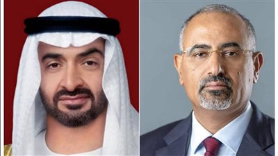  الزُبيدي يُعزي محمد بن زايد وإخوانه حكّام الإمارات بوفاة الشيخ سعيد بن زايد آل نهيان