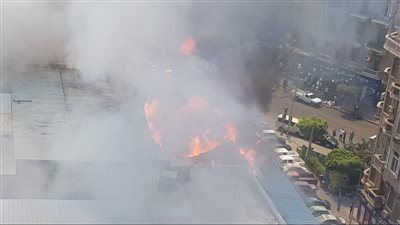 حريق وزارة الاوقاف.. أول تحرك 