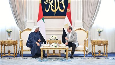 مباحثات هامة بين الرئيس المصري ونظيره الإماراتي.. التفاصيل الكاملة