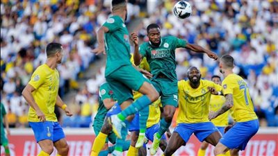 تألق رونالدو.. النصر يكتسح الرجاء بثلاثية في الشوط الأول بالبطولة العربية