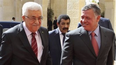  العاهل الأردني يلتقي الرئيس الفلسطيني