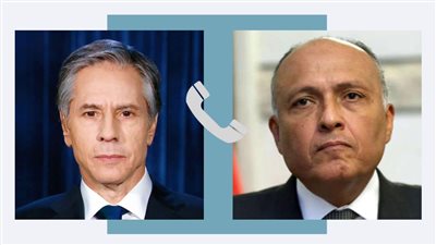 وزير الخارجية يجري اتصالًا هاتفيًا مع نظيره الأمريكى
