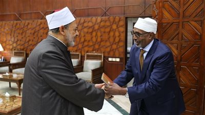 شيخ الأزهر يستقبل رئيس مجمع علماء الصومال