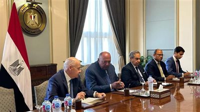 وزير الخارجية يتابع سير العمل القنصلي بوزارة الخارجية 