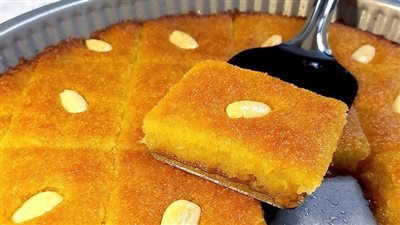 طريقة عمل البسيمة منال العالم.. المقادير وخطوات التحضير بالفيديو