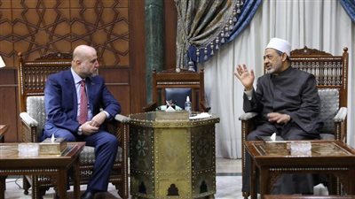 شيخ الأزهر يستقبل قاضي قضاة فلسطين 