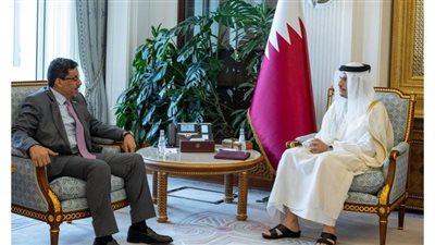 رئيس الوزراء القطري يستقبل وزير الخارجية اليمني