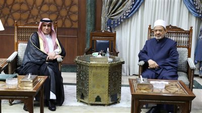 شيخ الأزهر يستقبل مندوب السعودية لدى الجامعة العربية لبحث سبل تعزيز التعاون المشترك 