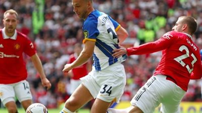 مباراة مانشستر يونايتد Manchester United وبرايتون في الدوري الإنجليزي
