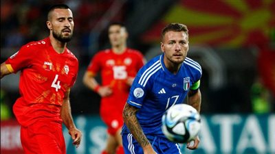 العقدة مستمرة.. إيطاليا تسقط في فخ التعادل أمام مقدونيا الشمالية وتعقد موقفها