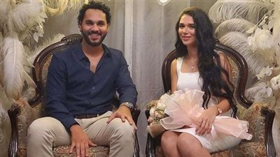  برفقة خطيبته.. السيناريست مهاب طارق أحد نجوم مسلسل جعفر العمدة يتصدر التريند (صور)