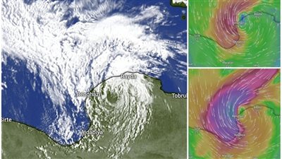 موعد انتهاء العاصفة دانيال على مصر رسميًا