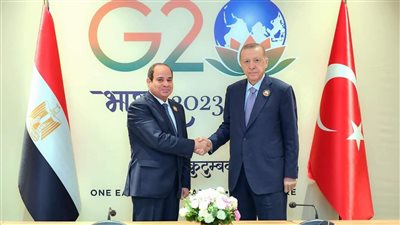 الرئيس السيسي يلتقي نظيره التركي على هامش قمة العشرين بنيودلهي