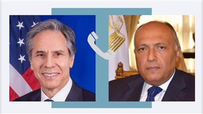 وزير الخارجية يتلقى اتصالًا هاتفيًا من نظيره الأمريكي