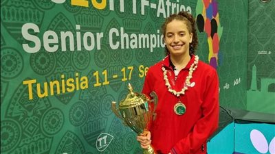 الطفلة المعجزة.. المصرية هنا جودة تفوز ببطولة إفريقيا للكبار في تنس الطاولة