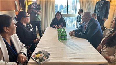  بنيويورك.. الزُبيدي يستقبل وزيرة خارجية مملكة تونغا لمناقشة مستجدات الأوضاع السياسية (صور)