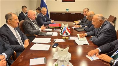 وزير الخارجية يلتقى نظيره الروسي على هامش مشاركتهما في أعمال الجمعية العامة للأمم المتحدة