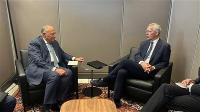 وزير الخارجية يلتقي سكرتير عام حلف الناتو على هامش أعمال الجمعية العامة للأمم المتحدة