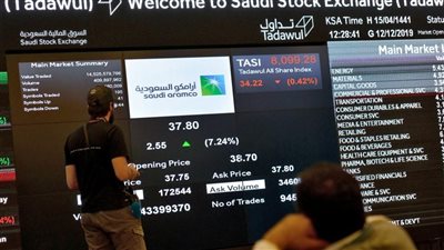 مؤشر سوق الأسهم السعودية يغلق منخفضًا عند مستوى 10877 نقطة