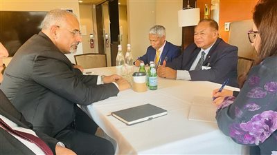  بمدينة نيويورك.. الزُبيدي يلتقي وزير خارجية تيمور الشرقية (صور)